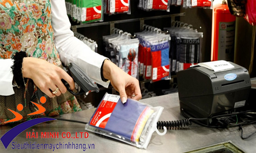 Máy đọc mã vạch dùng trong siêu thị